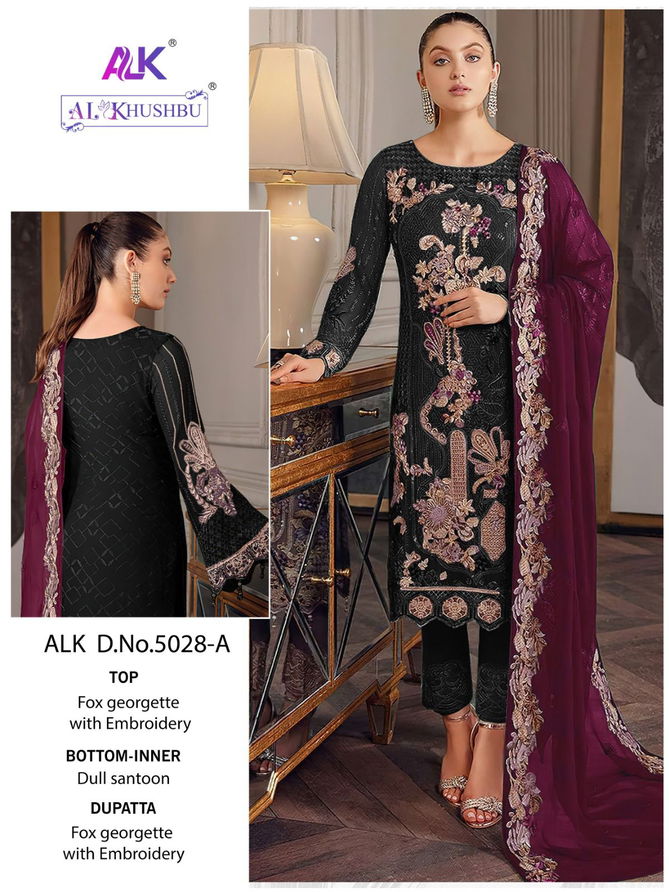 Alk Khushbu Aadab Vol 2 Georgette Pakistani Suits Catalog
